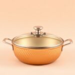 Honeycomb Non Stick Triply Frypan With Lid