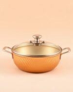 Honeycomb Non Stick Triply Frypan With Lid