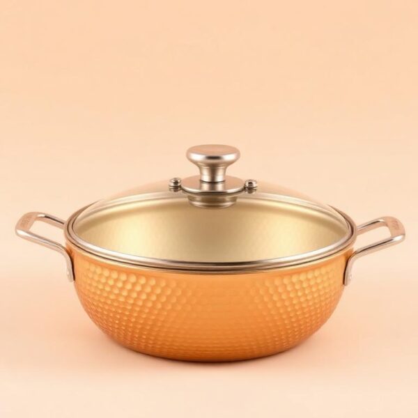 Honeycomb Non Stick Triply Frypan With Lid