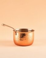 Pure Brass Hammered Saucepan